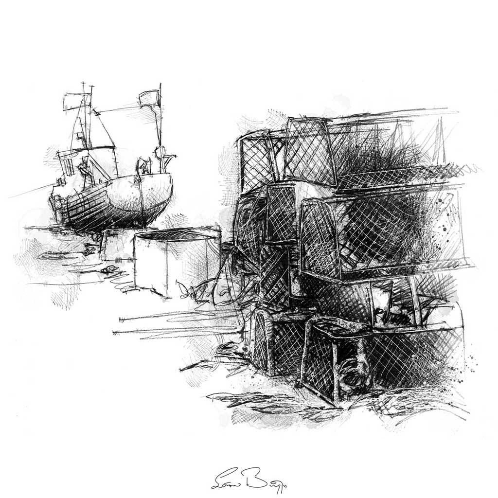 Lobster pots at Alborough