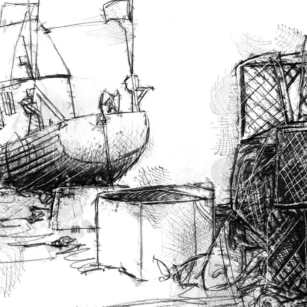 Lobster pots at Alborough