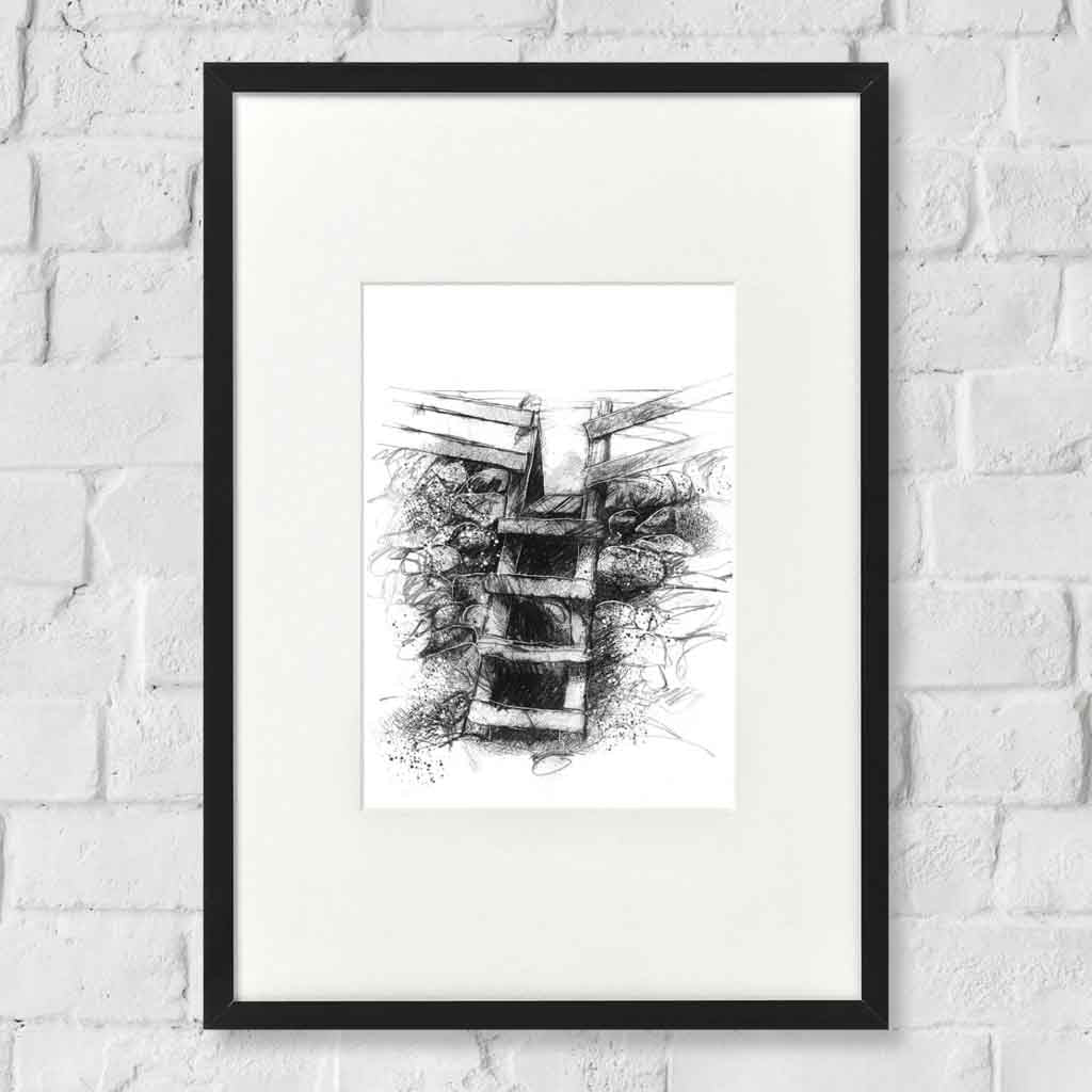 Malham stile sketch