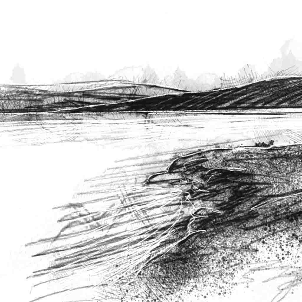 Malham tarn sketch