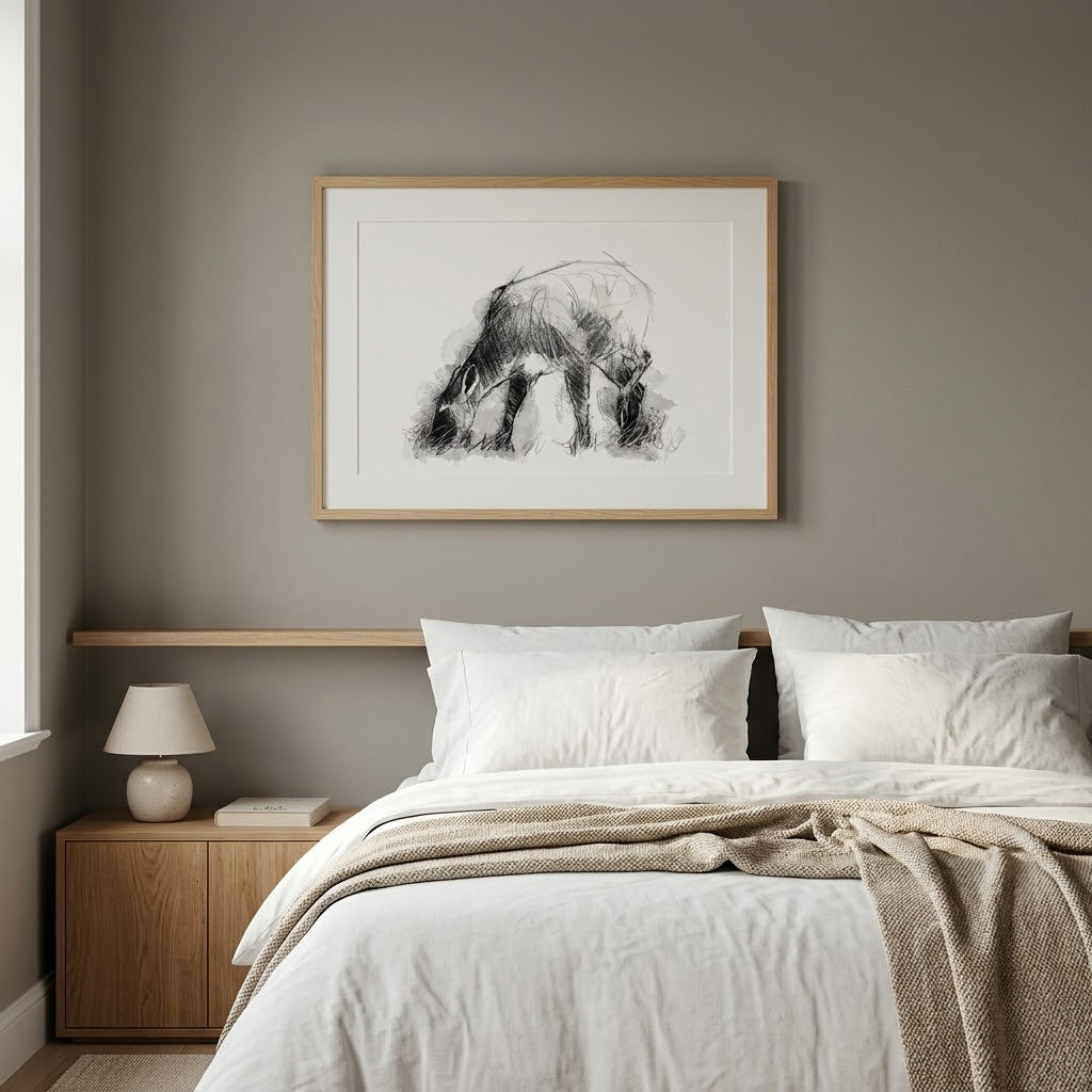 Deer - BW Sketch