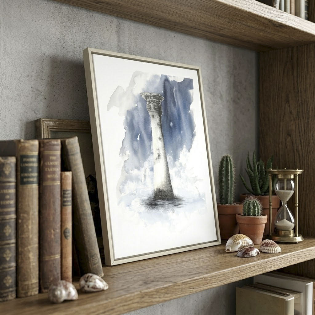 Eddystone lighthouse - Colour Sketch