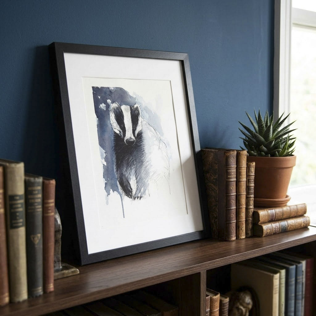 European badger - Colour Sketch