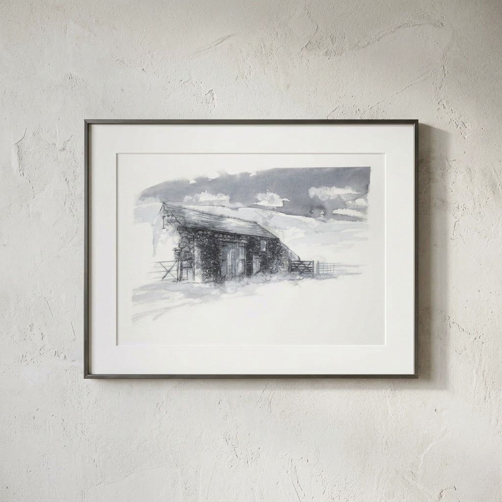 Dales barn - Colour Sketch