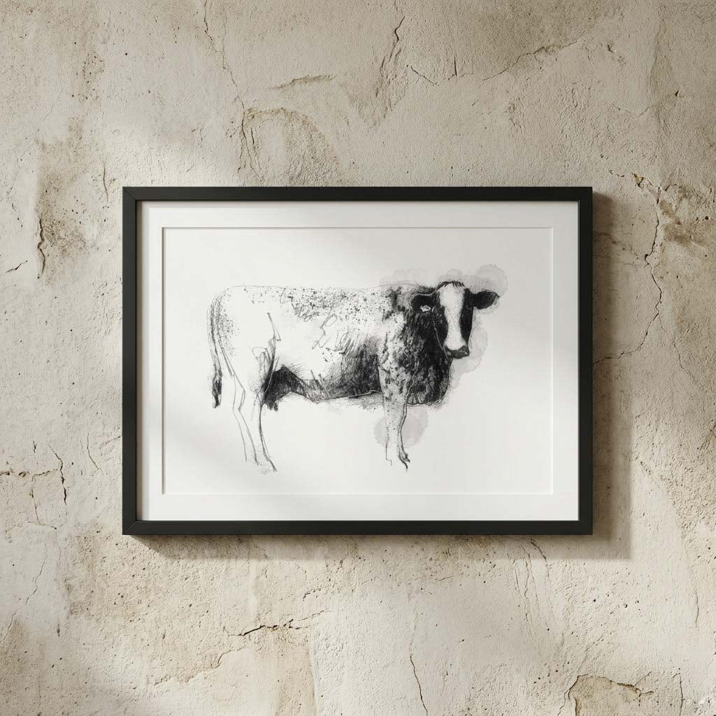 Northern Dairy Shorthorn - BW Sketch