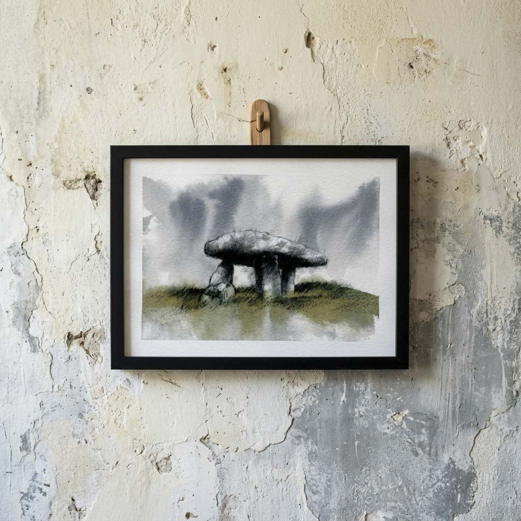 Stone Quoit - Colour Sketch