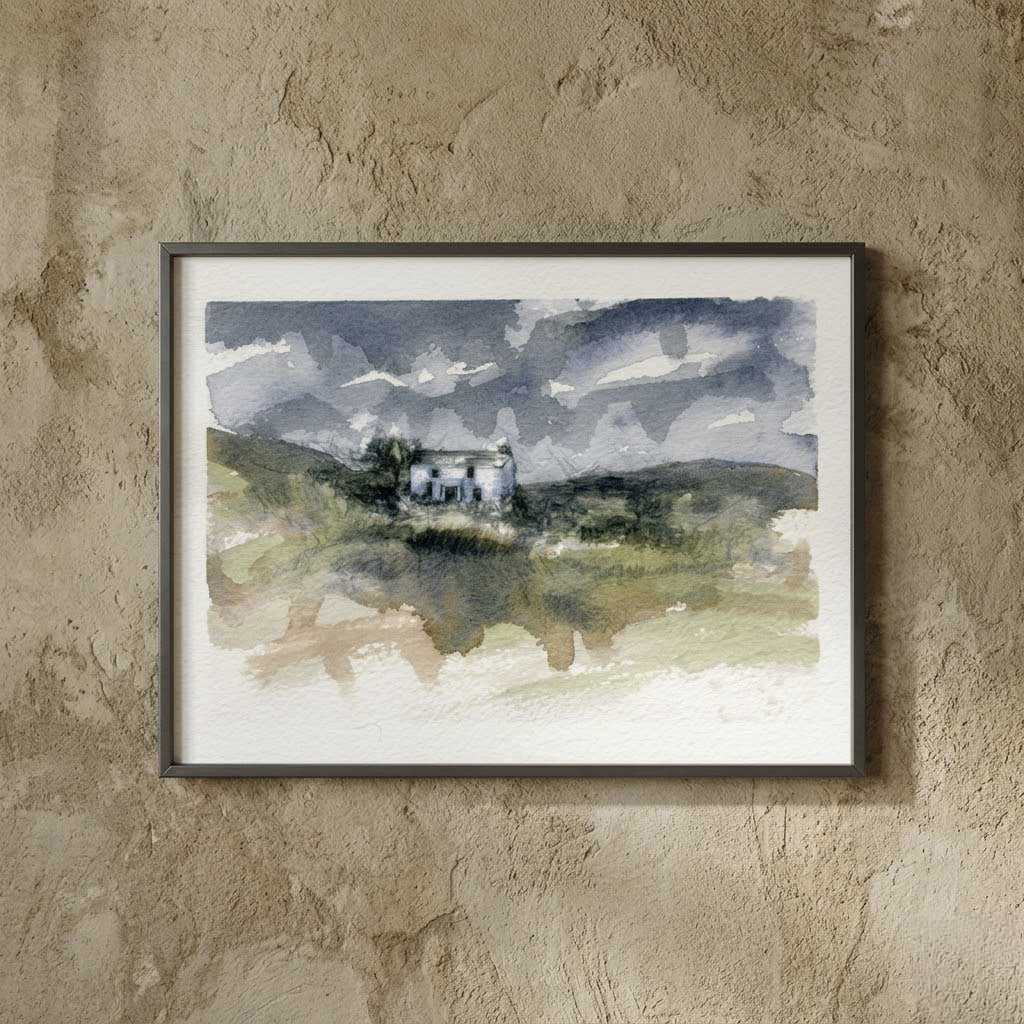 White Cottage - Colour Sketch
