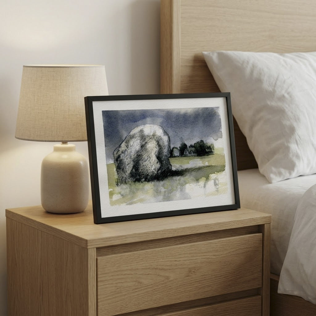 Avebury stone - Colour Sketch