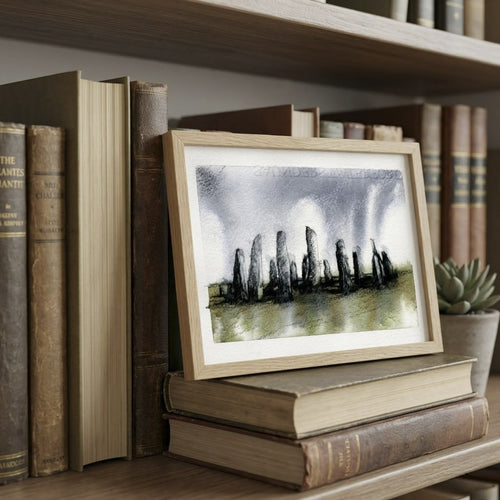 Calanais Standing Stones - Colour Sketch