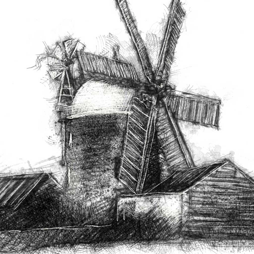 Traditional windmill