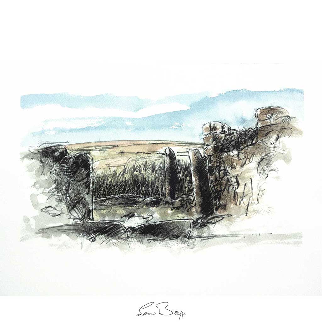 Ancient gateposts