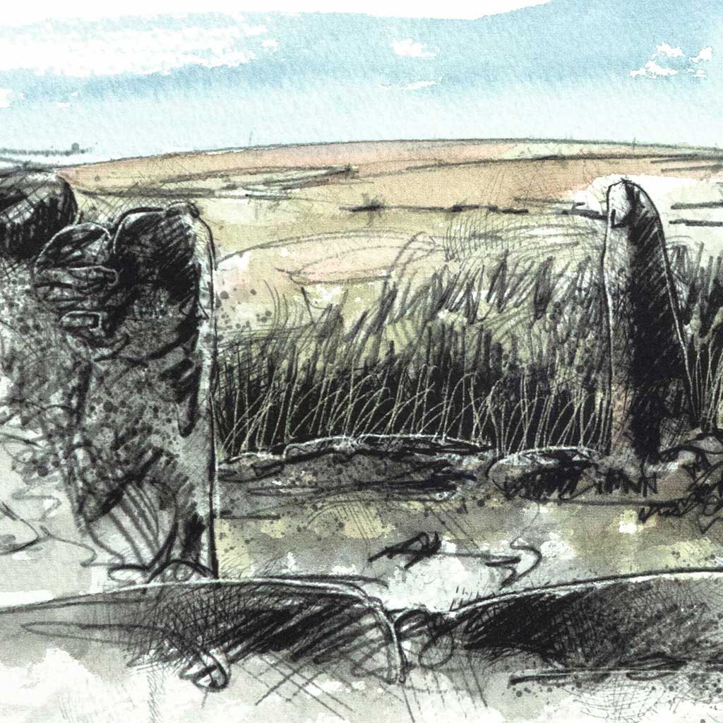 Ancient gateposts