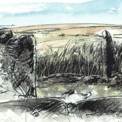 Ancient gateposts