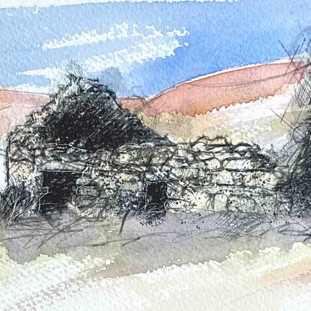 Moorland ruin