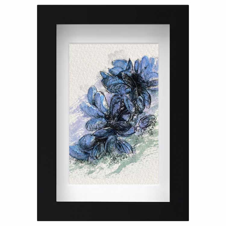 Mussels original mini sketch