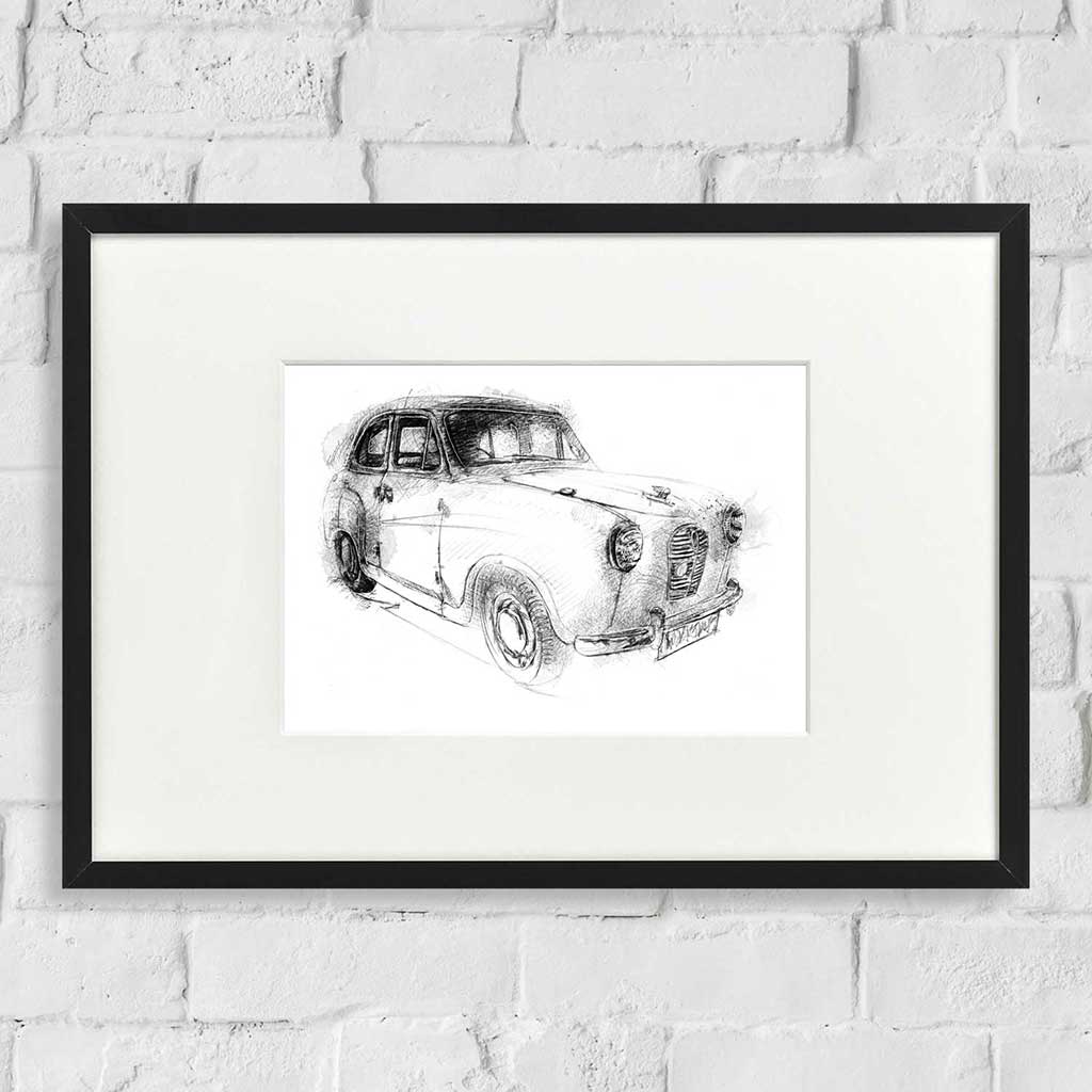 Old Austin car