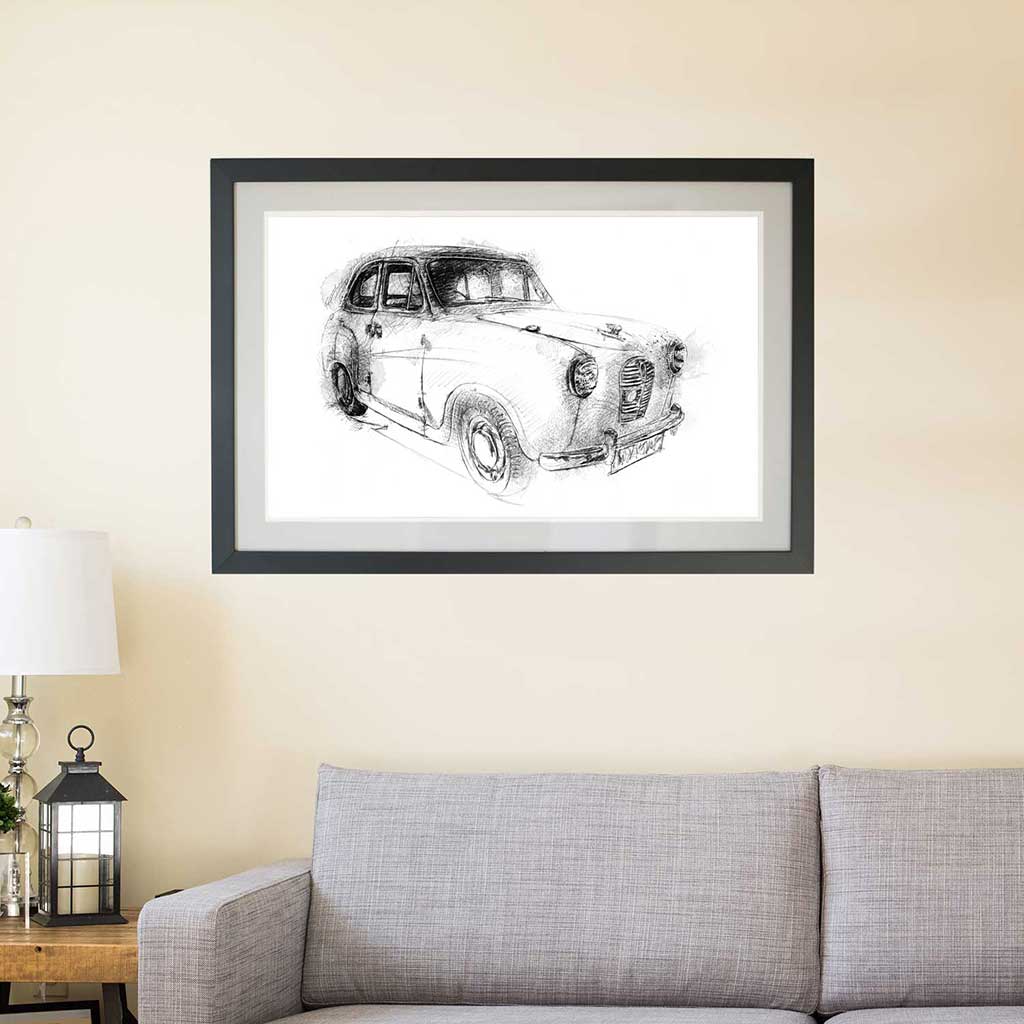 Old Austin car