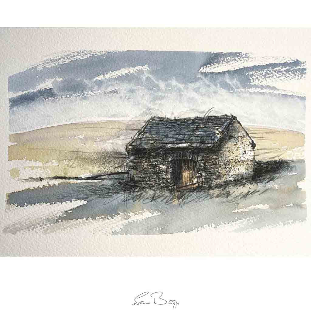 Moorland barn original sketch