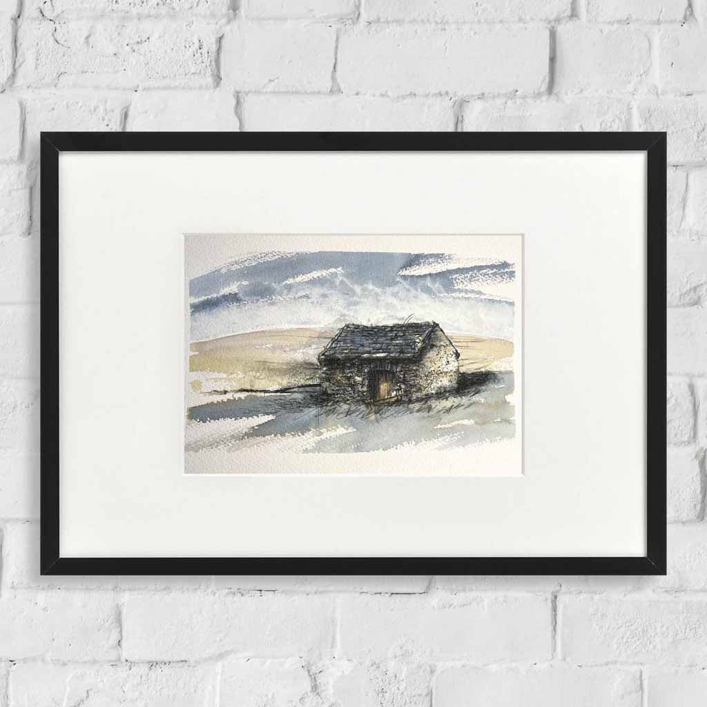 Moorland barn original sketch