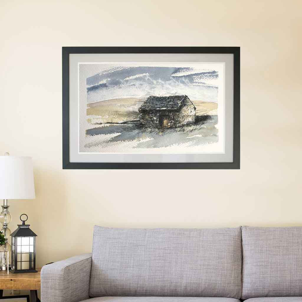 Moorland barn original sketch