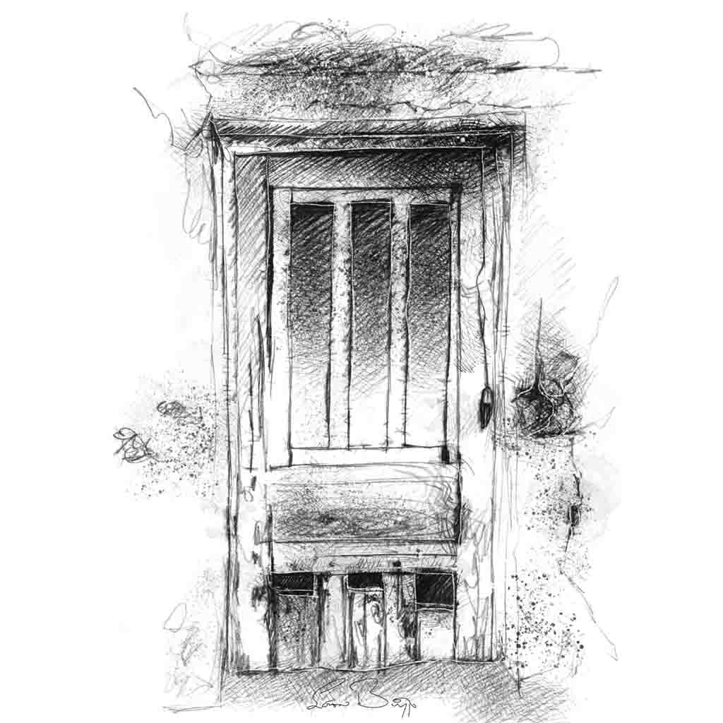 Spanish old door