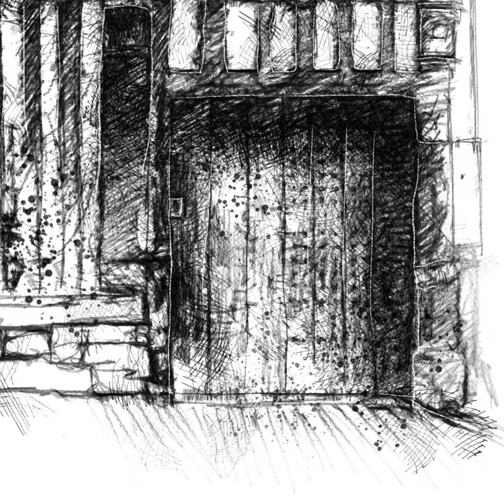 Old French door