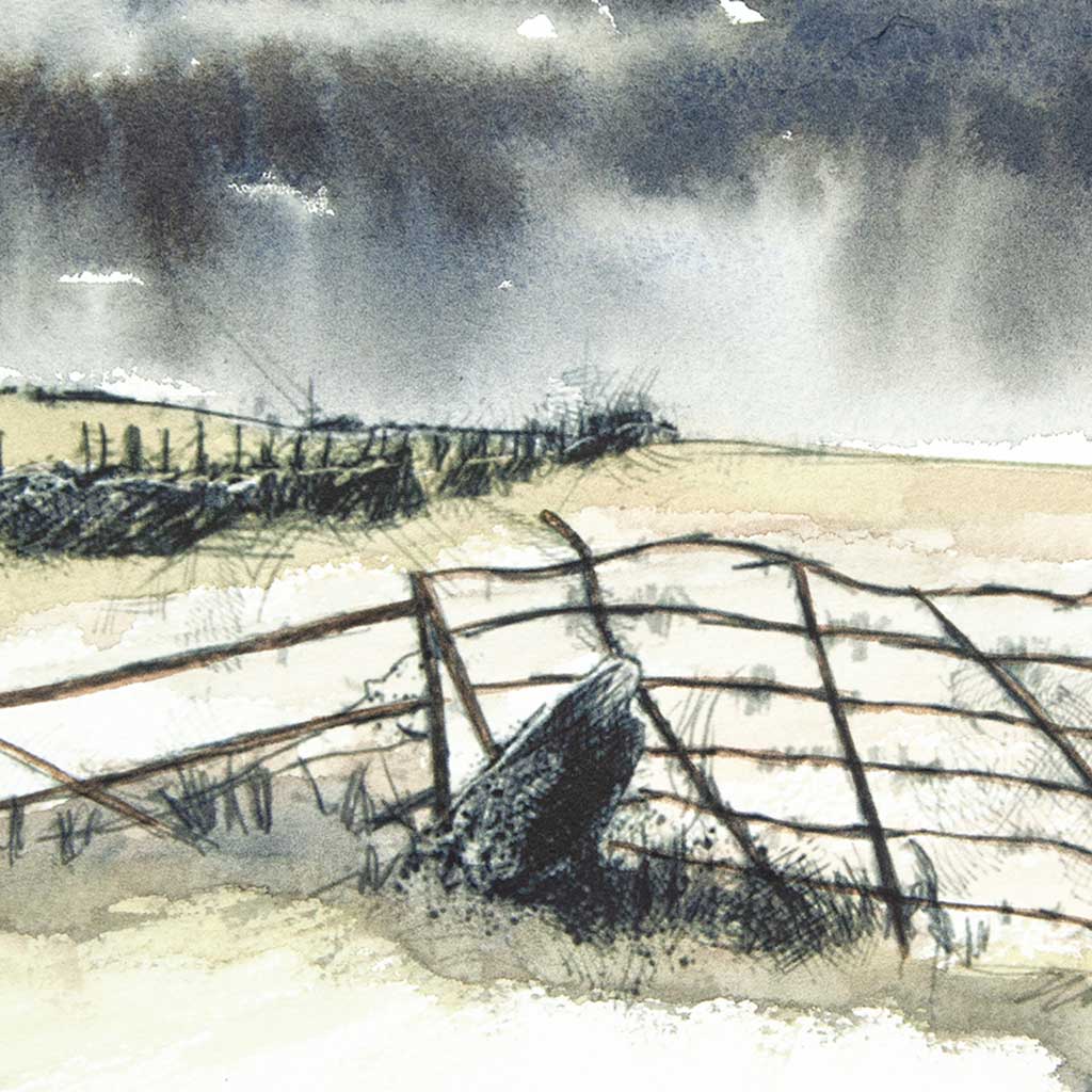 Old metal gate - Colour Sketch
