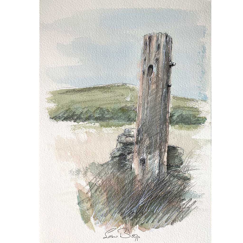 Old gate post