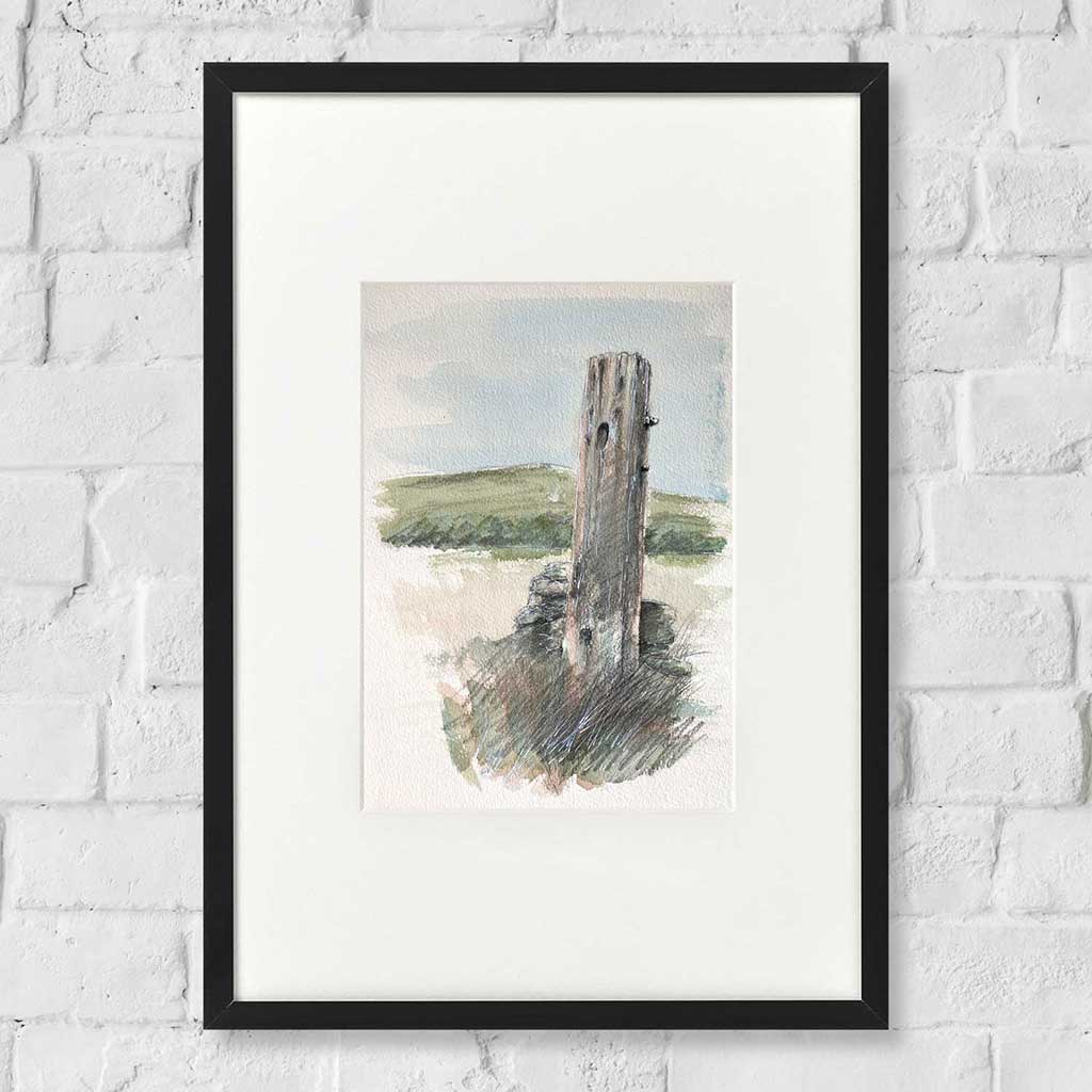 Old gate post
