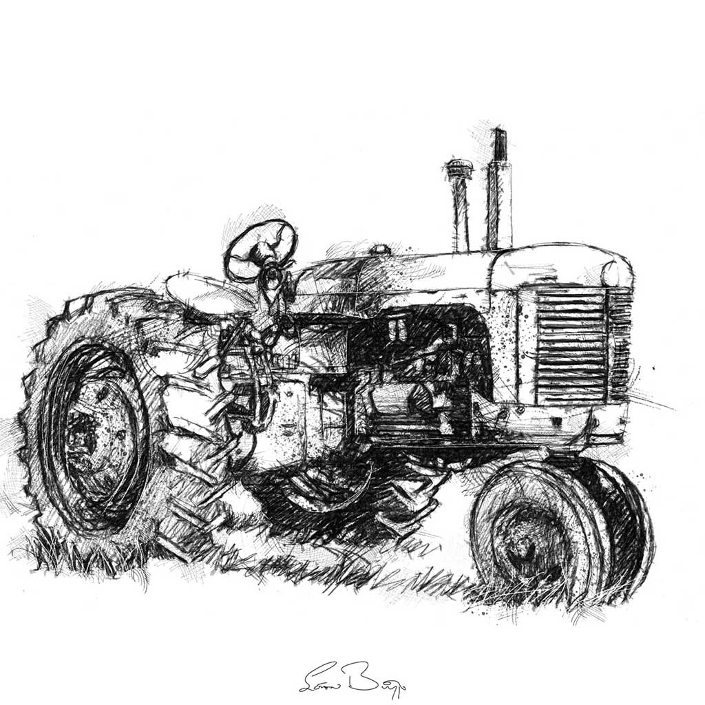 Old tractor