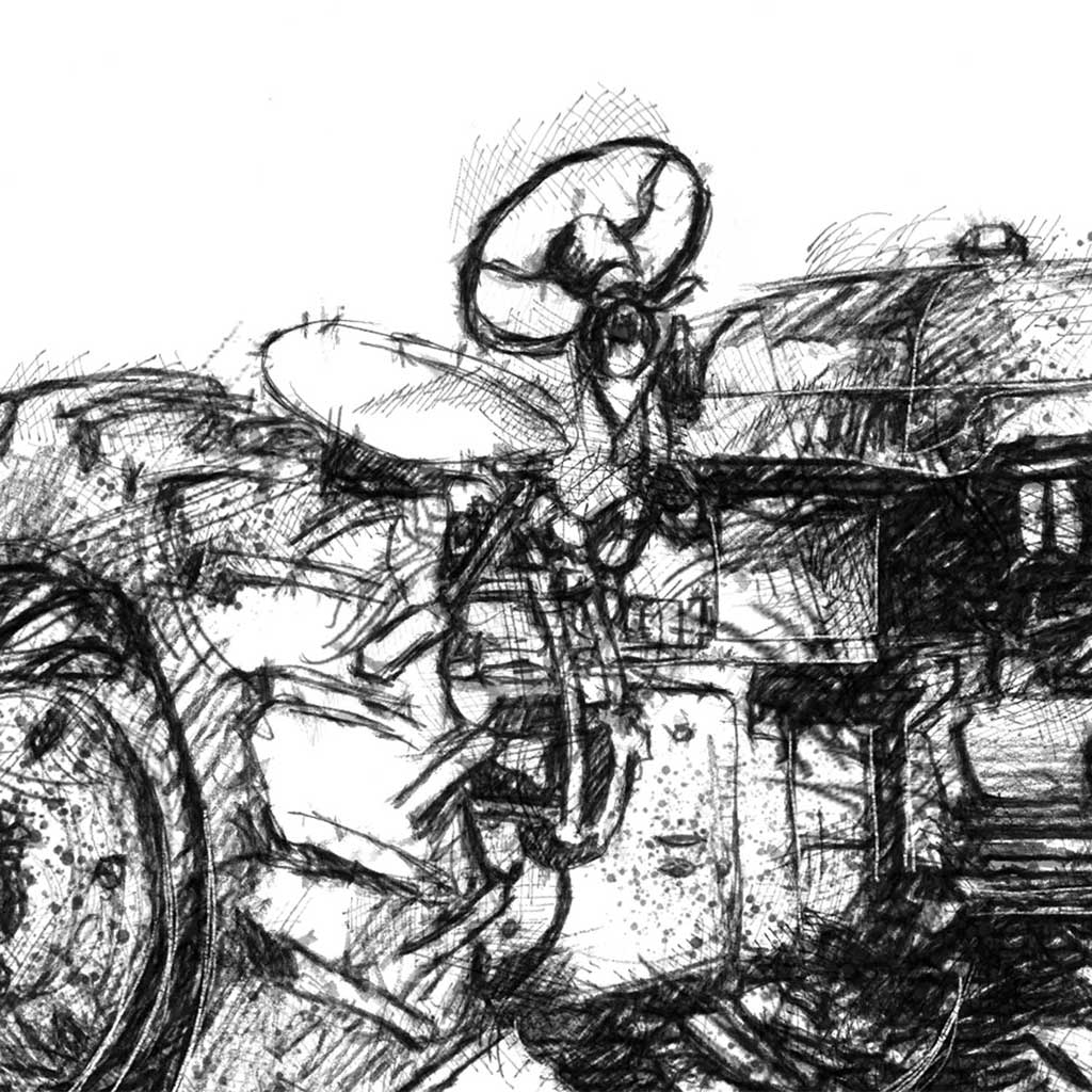 Old tractor
