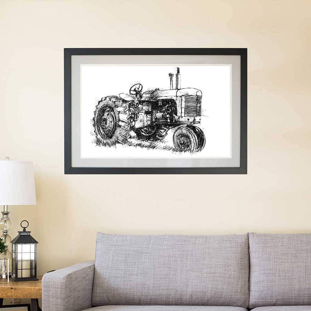 Old tractor