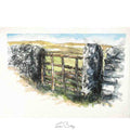 Old gate original sketch