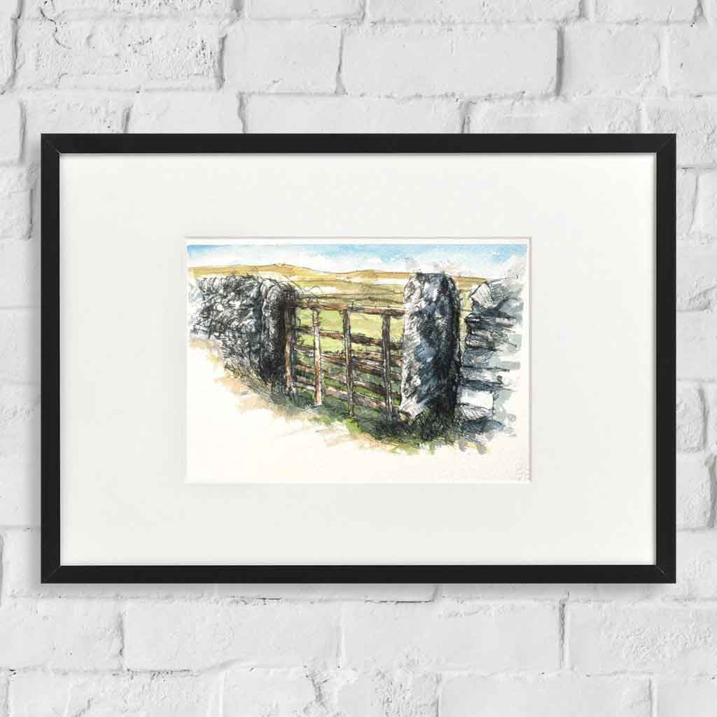 Old gate original sketch