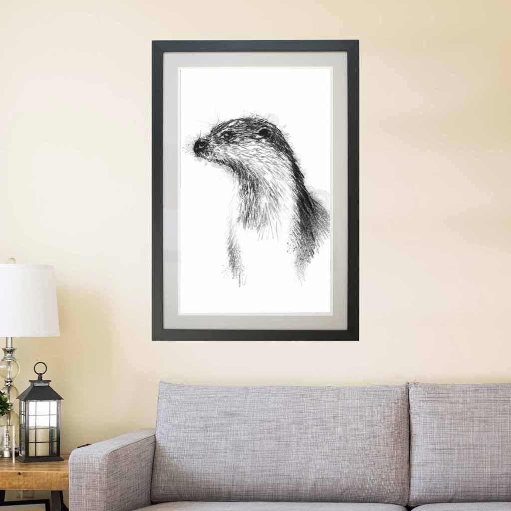British otter sketch