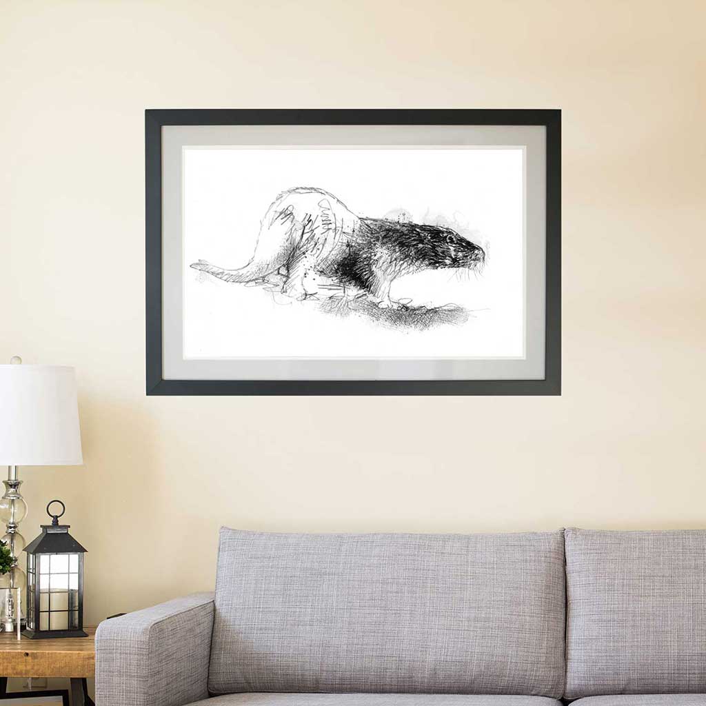 Otter on the move