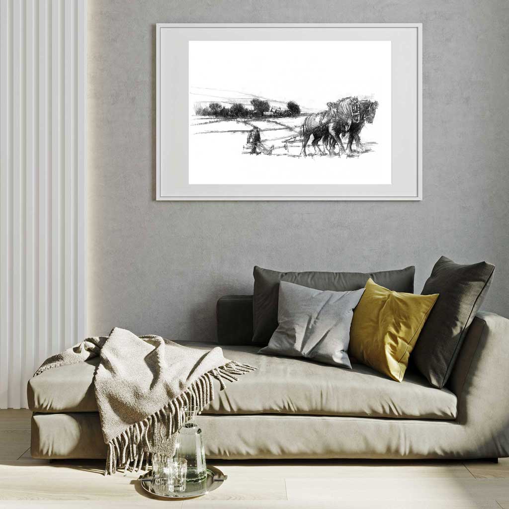 Ploughing the fields