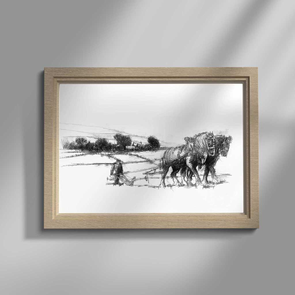 Ploughing the fields