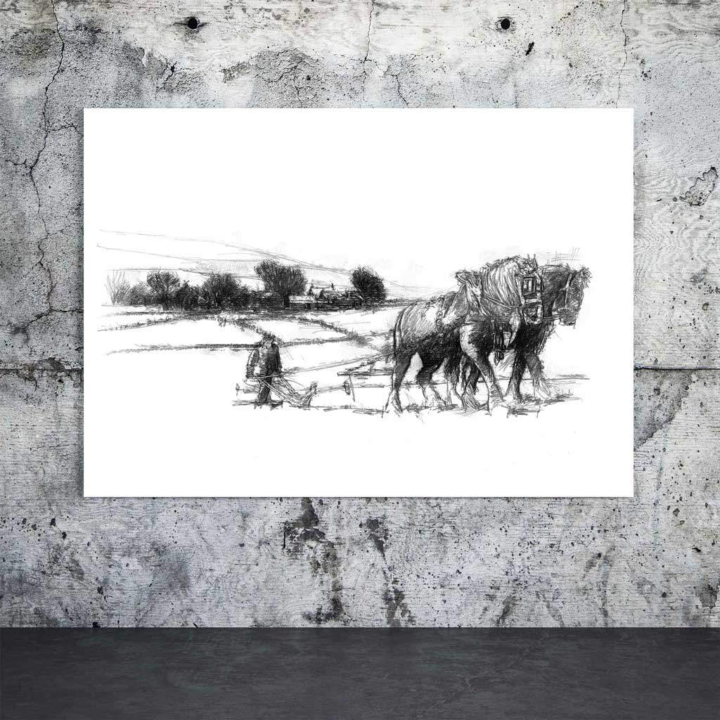Ploughing the fields