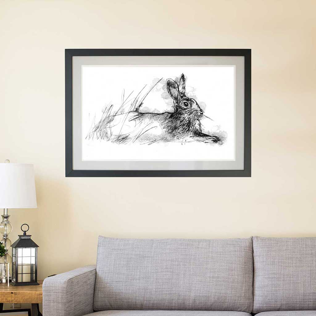 Rabbit relaxing