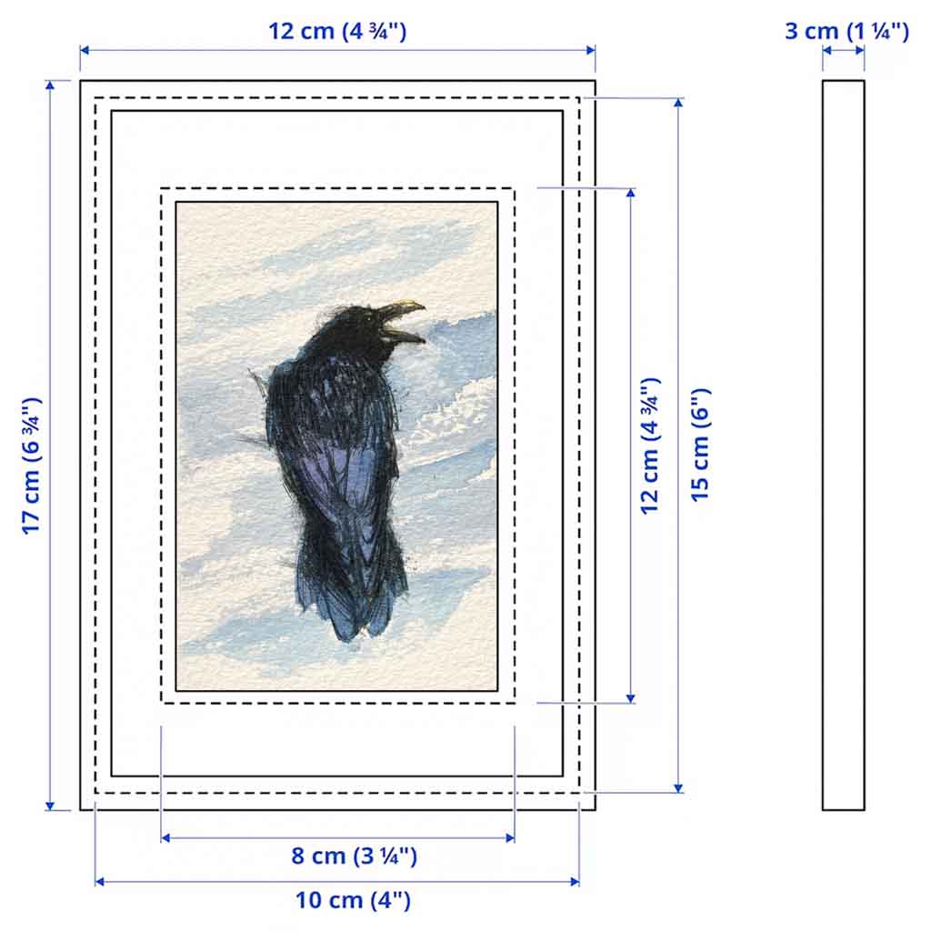 Raven original mini sketch