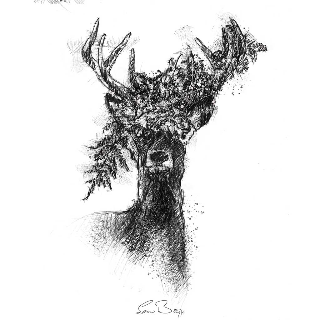 Red deer headwear