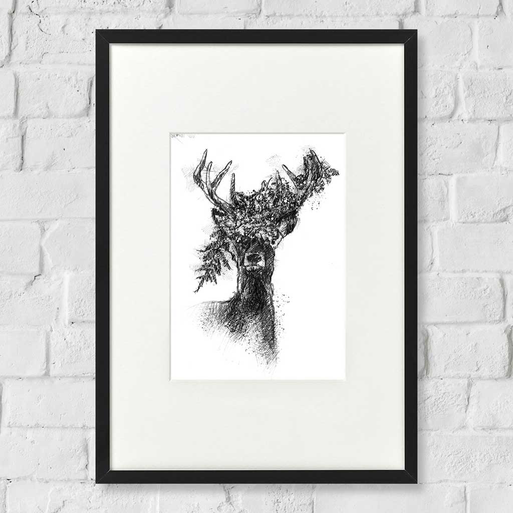 Red deer headwear