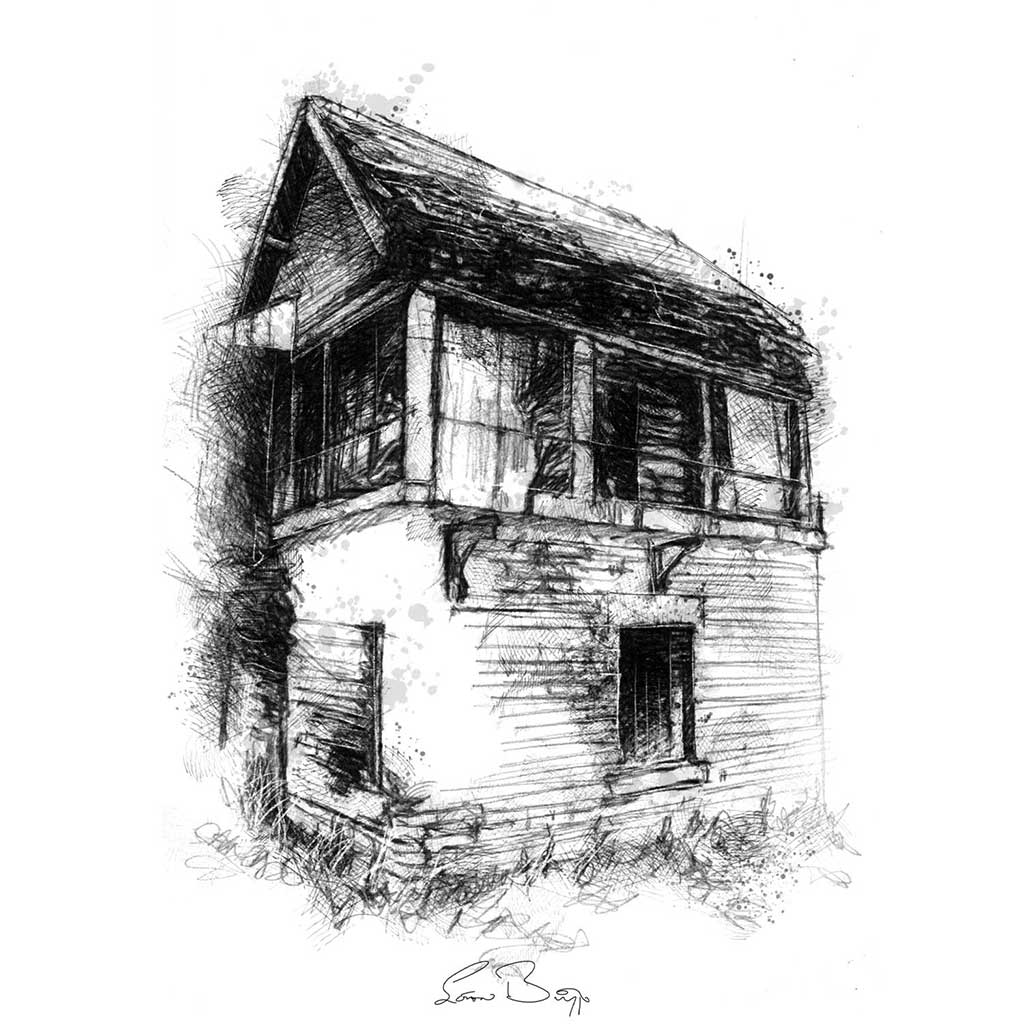 Abandoned signal box