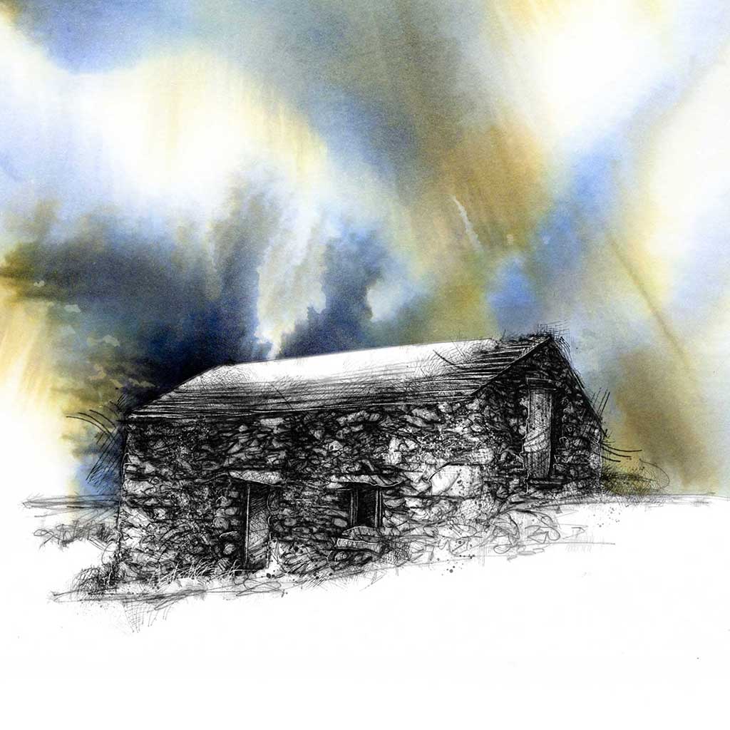 Northern old barn