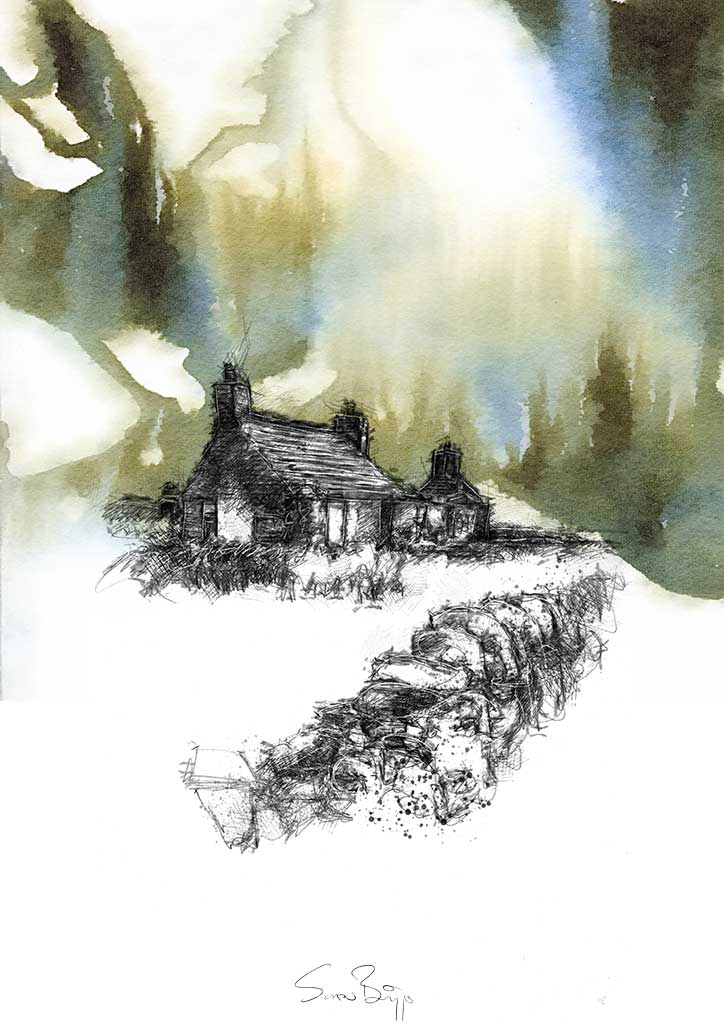 Moorland ruin