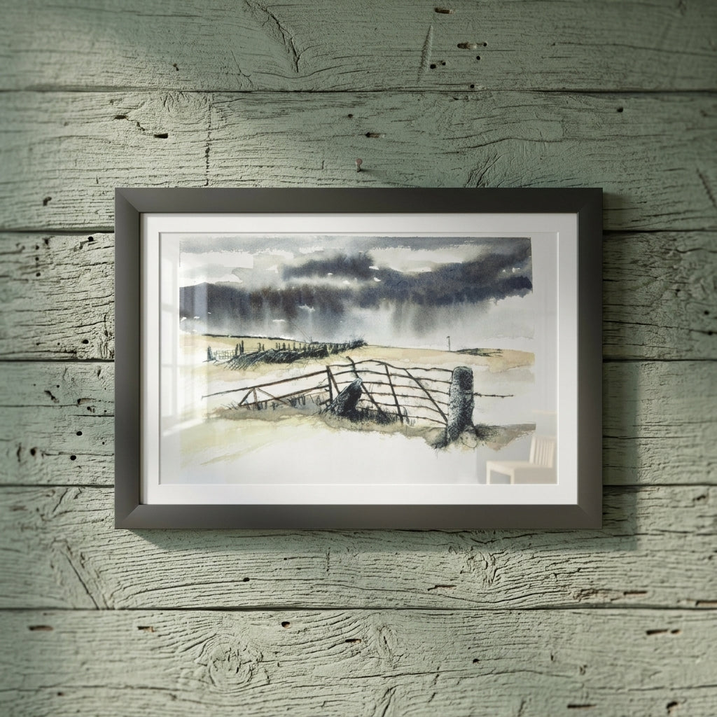 Old metal gate - Colour Sketch