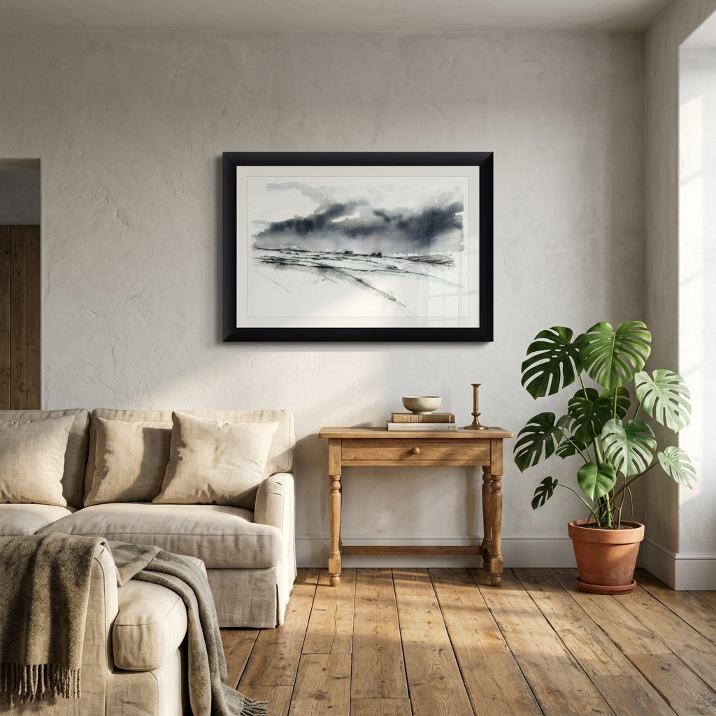 Snow on the moors - Colour Sketch