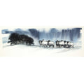 Sheep copse - Colour Sketch | long one off