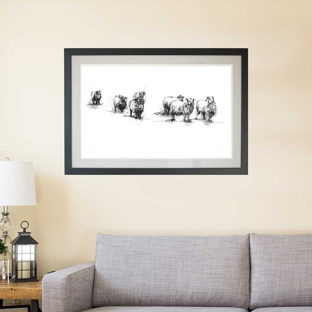 Sheep flock
